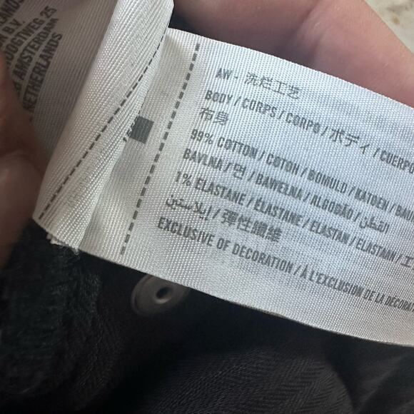 Abercrombie And Fitch Criss Cross The 90s Slim Straight Ultra High Rise Black 25 - Picture 3 of 8